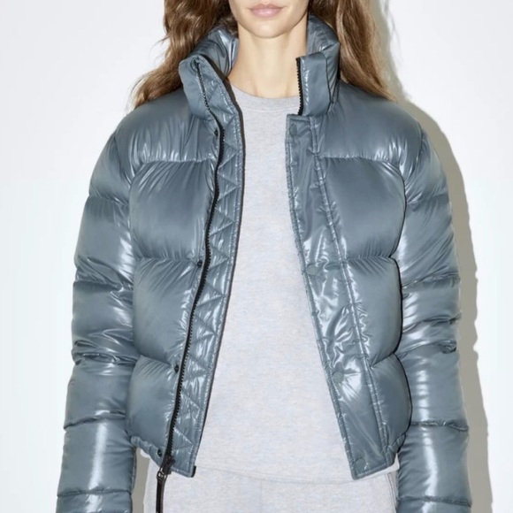 Aritzia Jackets & Blazers - Aritzia The Super Puff Blue Gloss